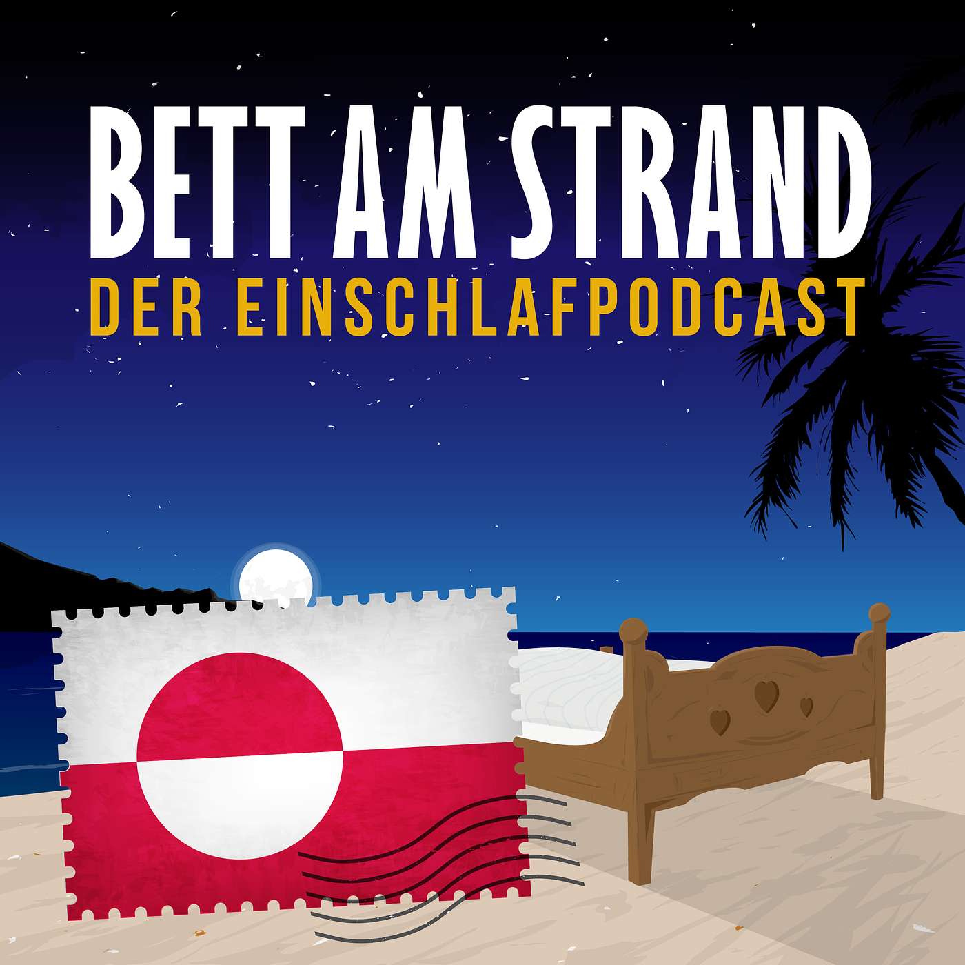 Bett am Strand | Einschlafen zu Reisegeschichten