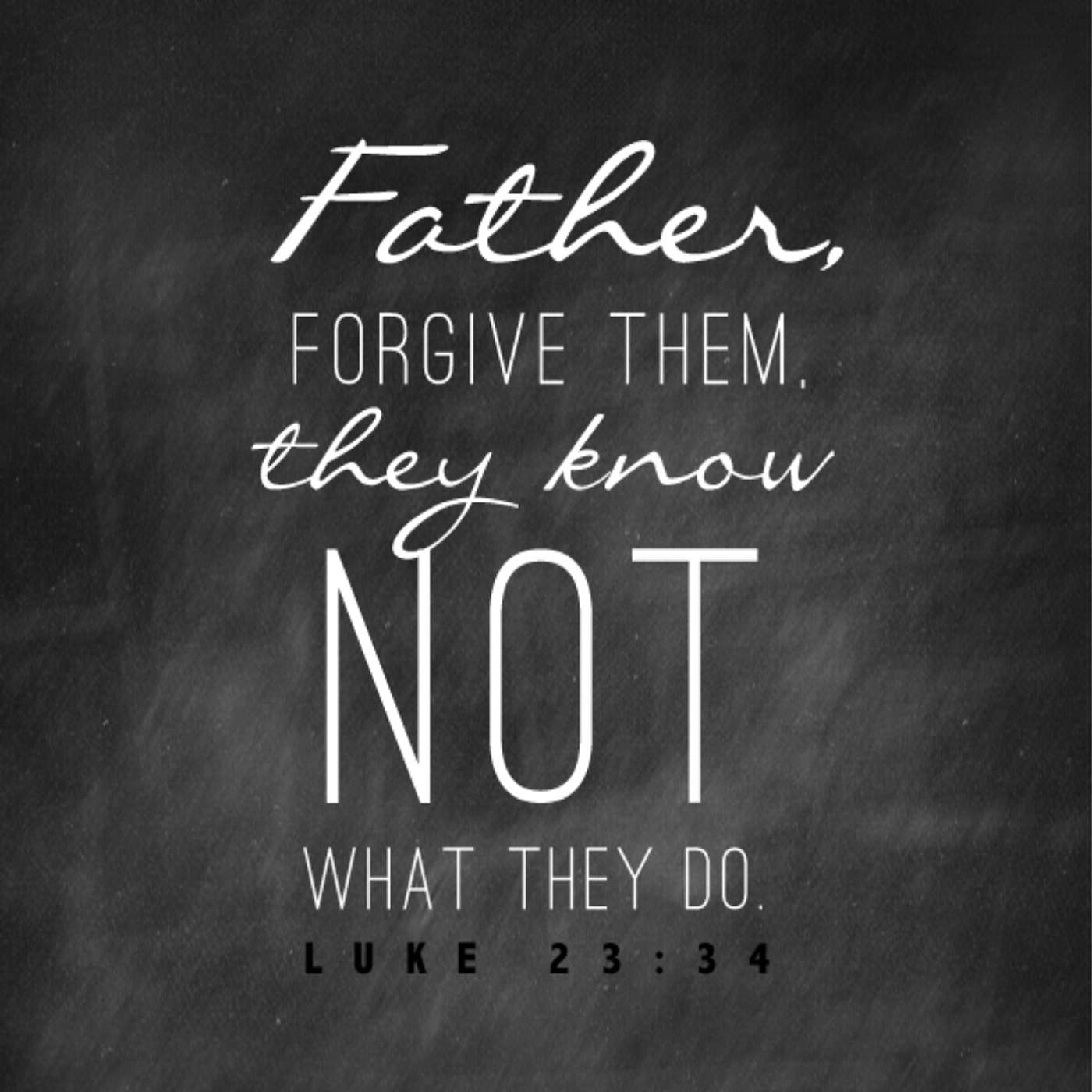 Jesus' Last Words - Father, Forgive Them For They Know Not What They Do - Part 1 episode artwork