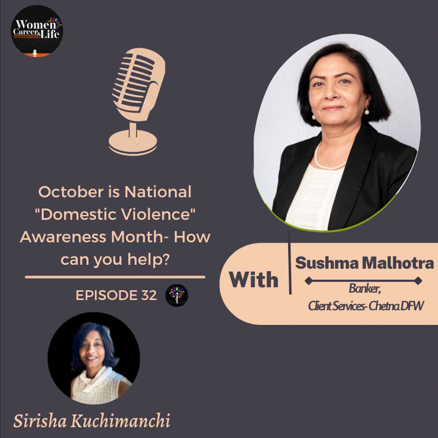 "National Domestic Violence Awareness Month: How to Help and Find Resources | Sushma Malhotra from Chetna DFW Shares Insights on Identifying Signs, Creating a Safety Plan, and Success Stories"