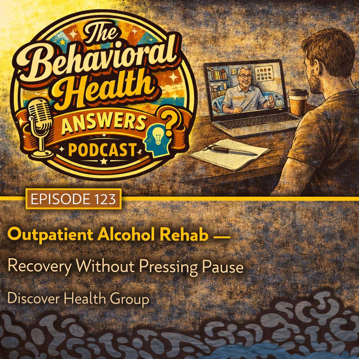 Episode 123: Outpatient Alcohol Rehab - Recovery Without Pressing Pause | Discover Health Group episode artwork