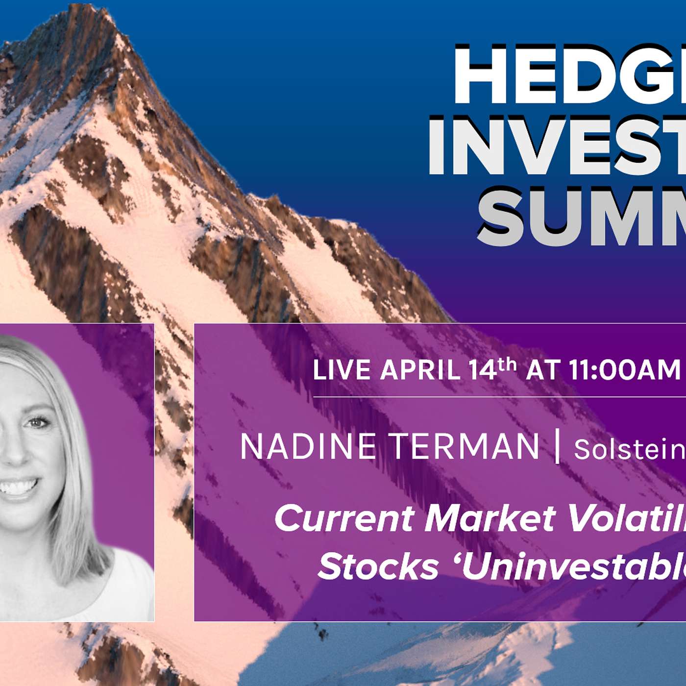 Nadine Terman: Current Market Volatility = Stocks 'Uninvestable' (Hedgeye Investing Summit)