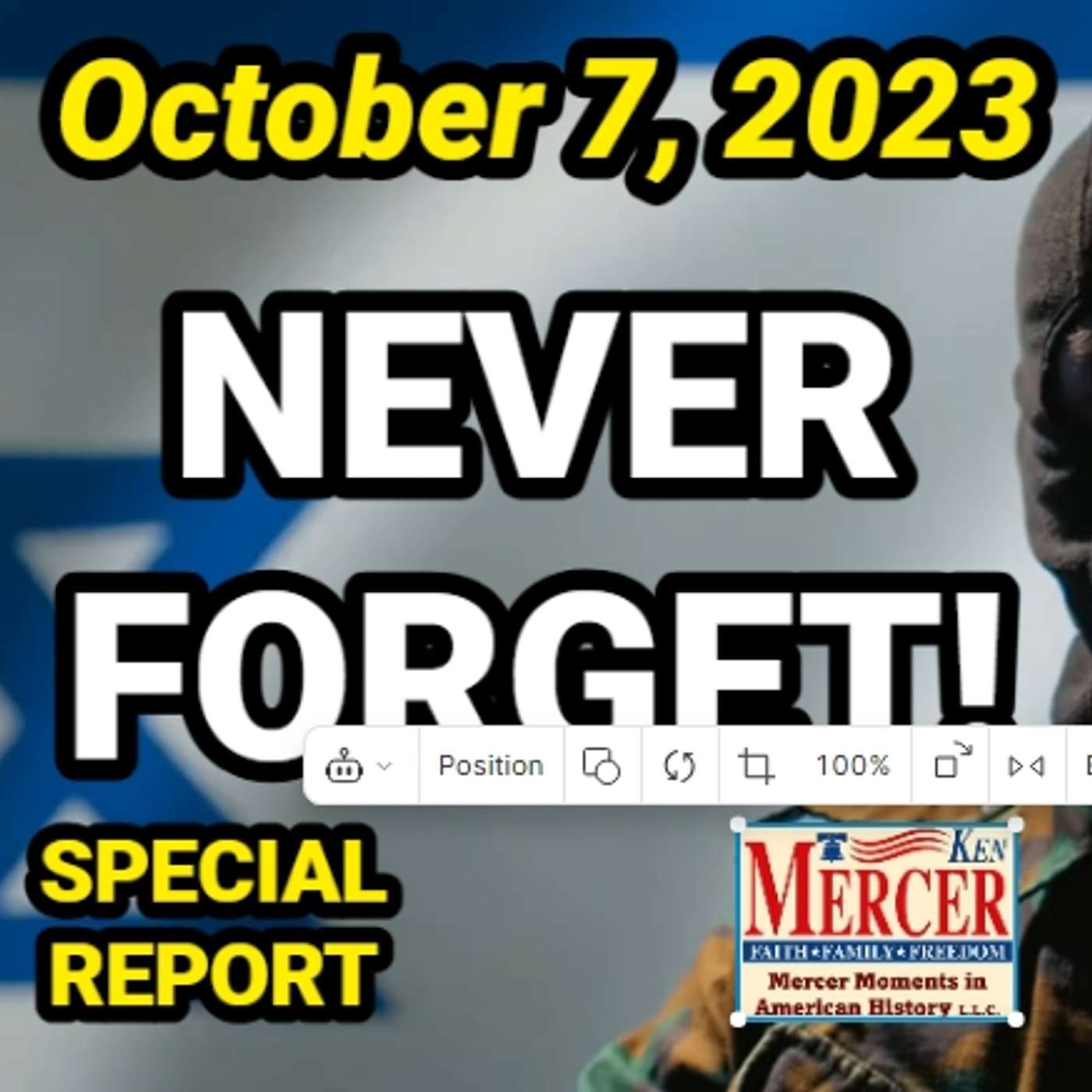 Israel - October 7, 2023: NEVER FORGET - the second Holocaust. episode artwork