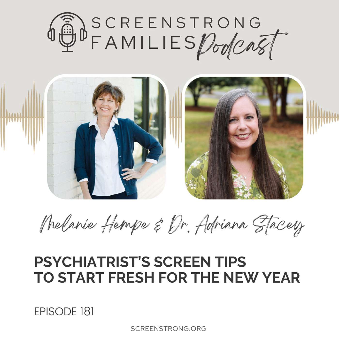 Psychiatrist’s Screen Tips to Start Fresh for the New Year with Dr. Adriana Stacey (#181)