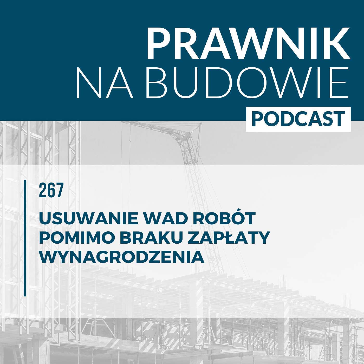 Usuwanie wad robót pomimo braku zapłaty wynagrodzenia #267 episode artwork