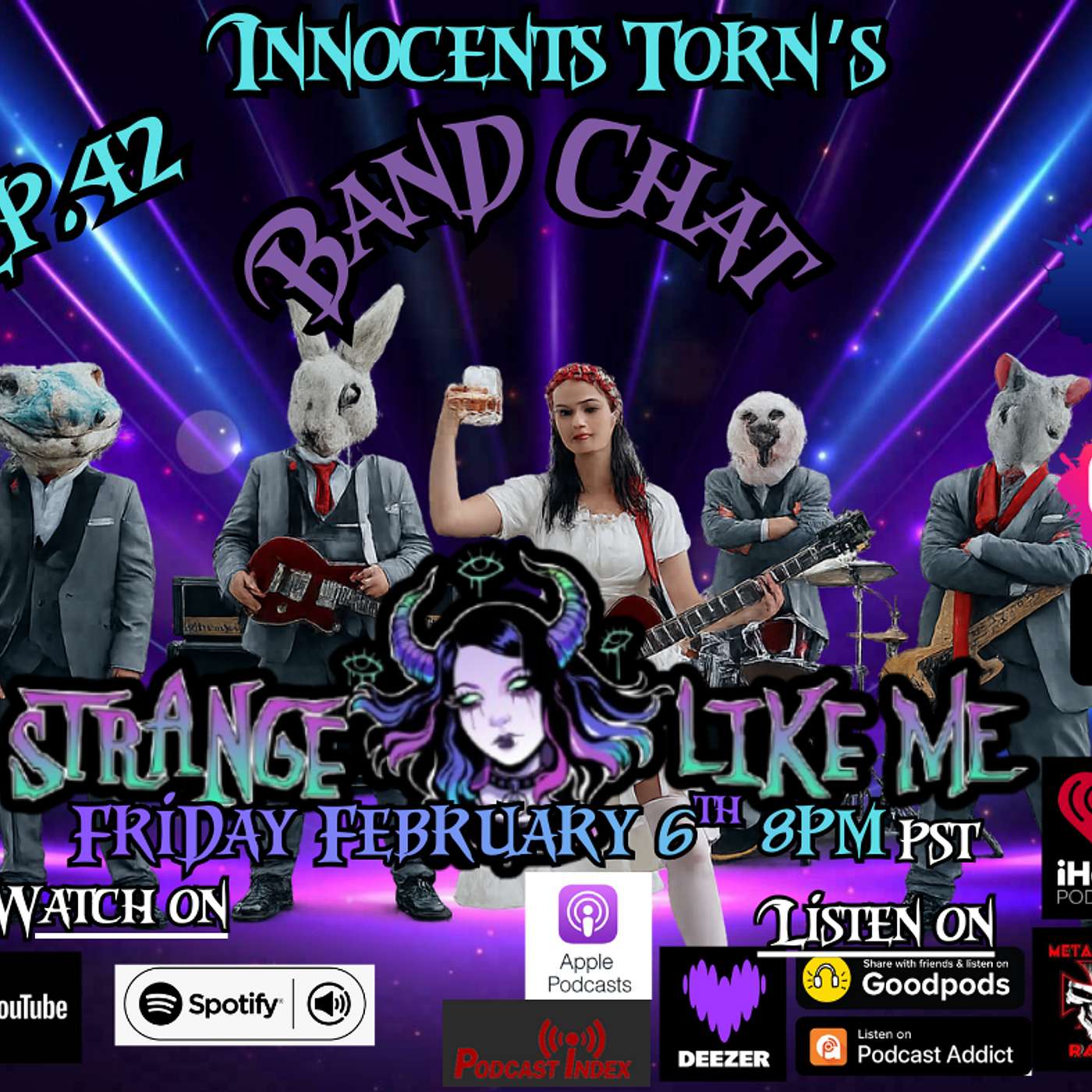 Innocents Torn's Band Chat Ep.42 W/ Special guests StRaNge LiKe Me episode artwork