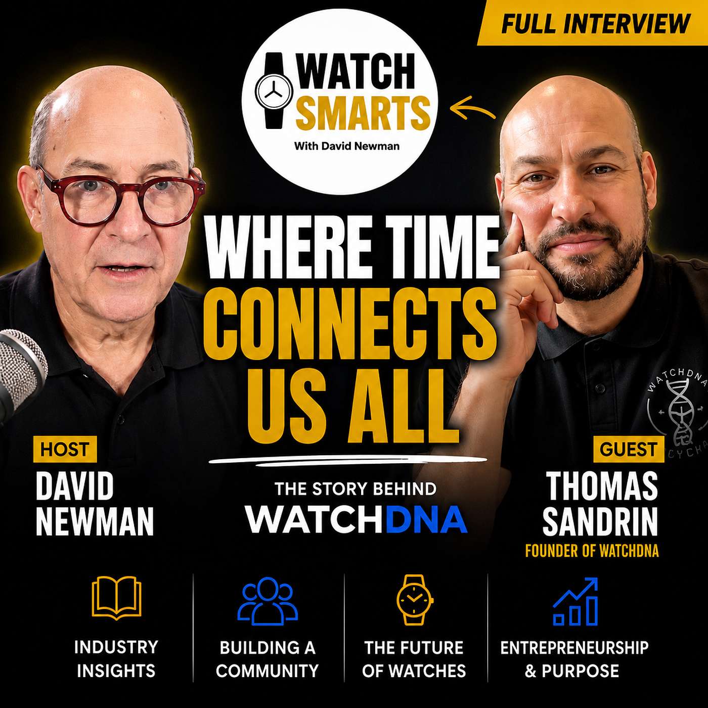Where Time Connects Us All | My Conversation with David Newman on the WatchSmarts Podcast episode artwork