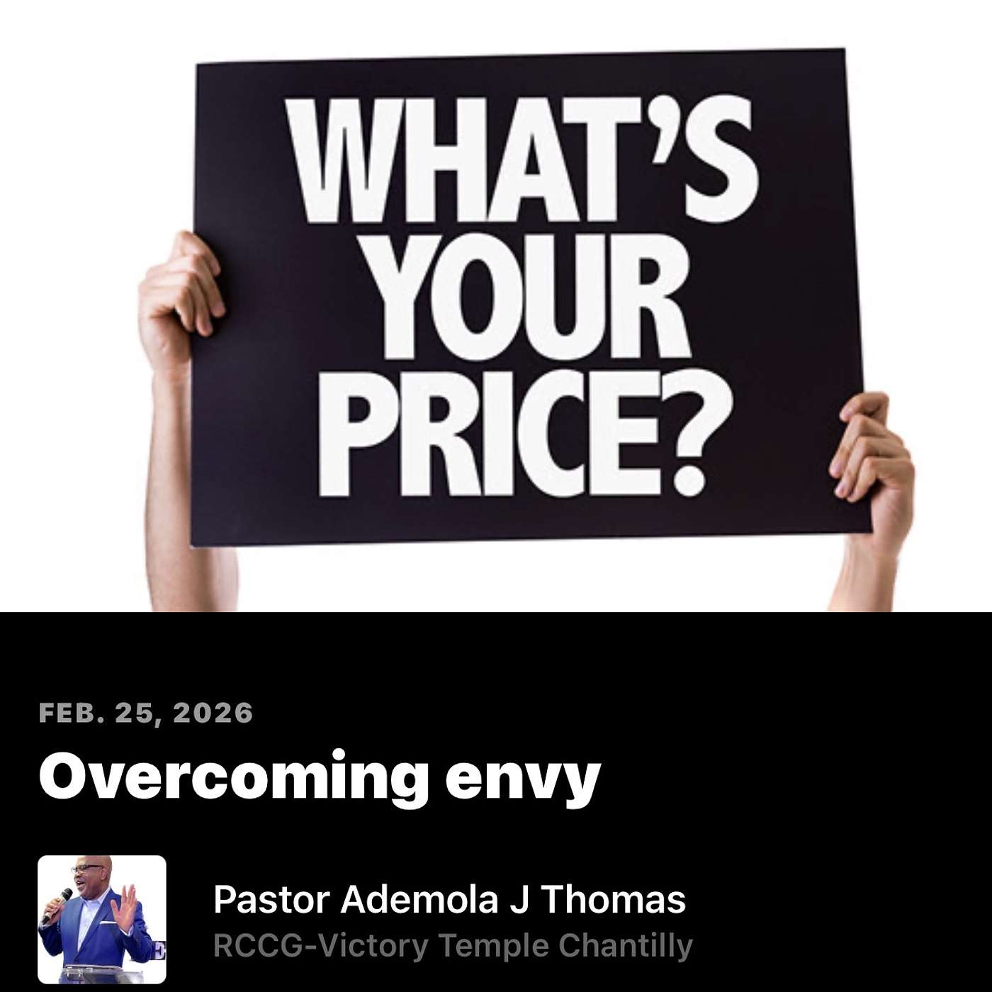 Overcoming envy episode artwork