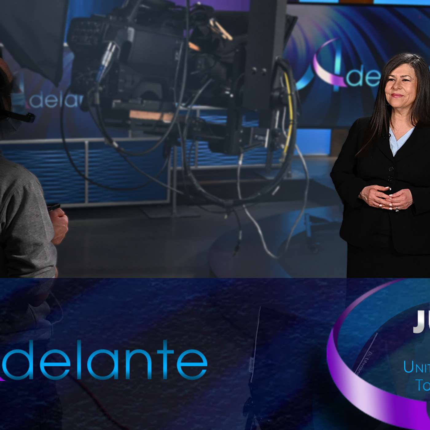 Rep. Sylvia Ortiz-Velez, Unite & Rise 8.5, and Artist Tony Macías episode artwork