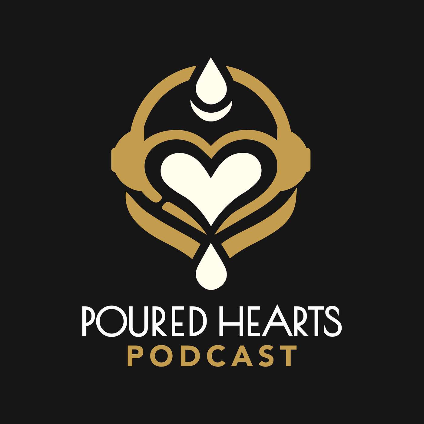 Poured Hearts