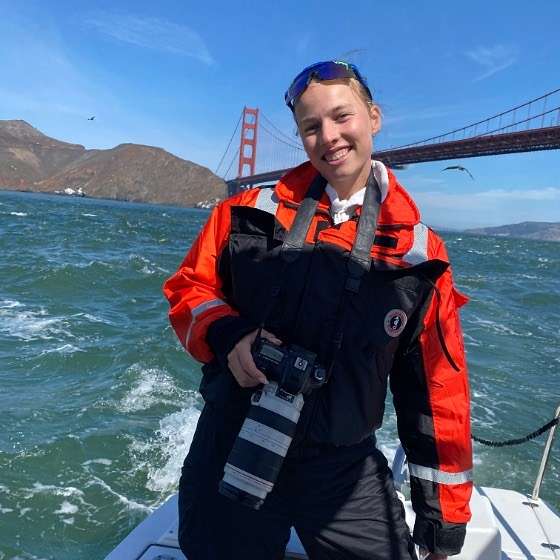 Josie Slaathaug, Cetacean Ecology intern, The Marine Mammal Center, Sausalito CA