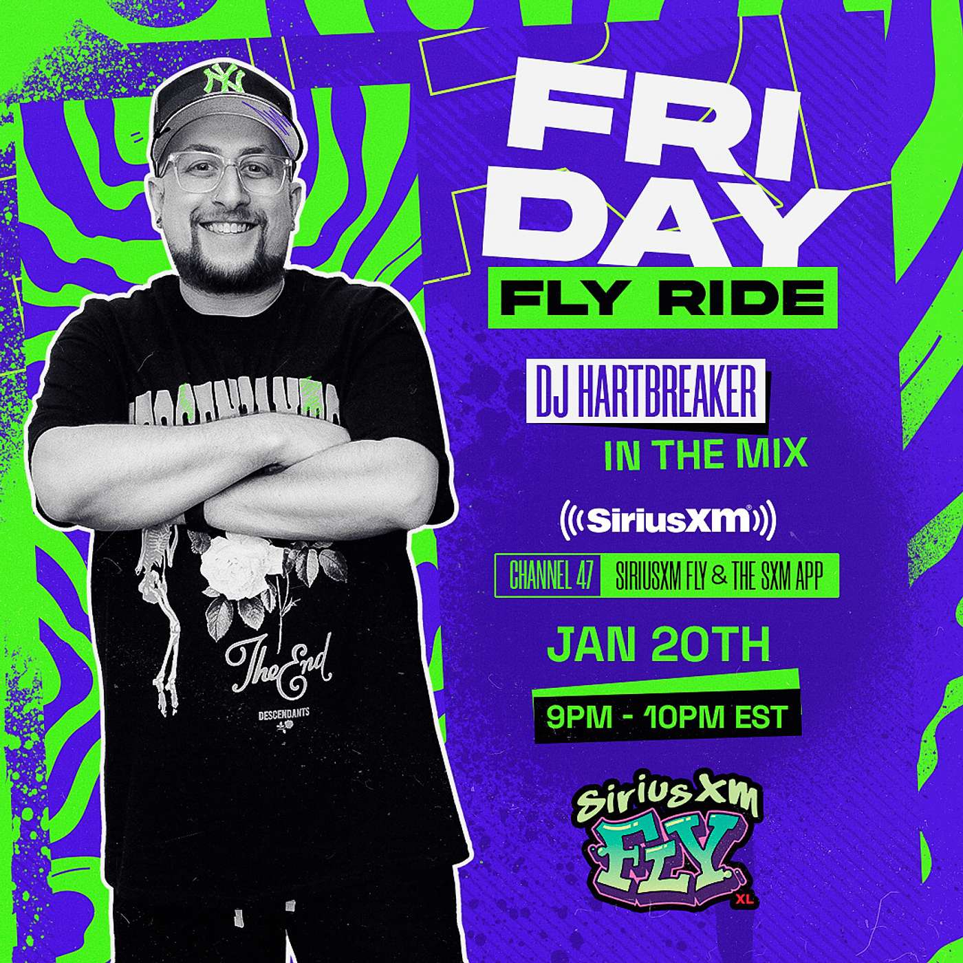 Friday FLY Ride | DJ Hartbreaker & Heather B | Jan 20, 2023