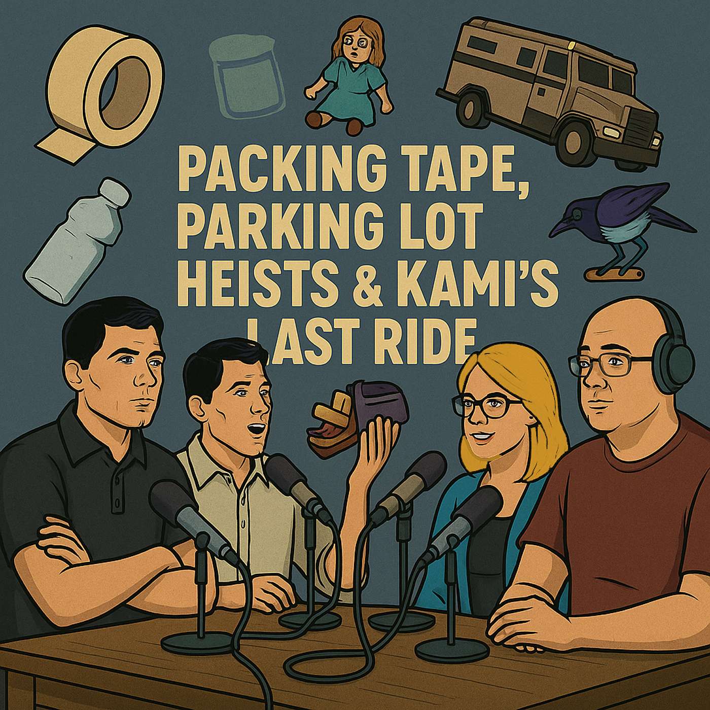 The Brothers Camper S04-02 - Packing Tape, Parking Lot Heists & Kami’s Last Ride” episode artwork