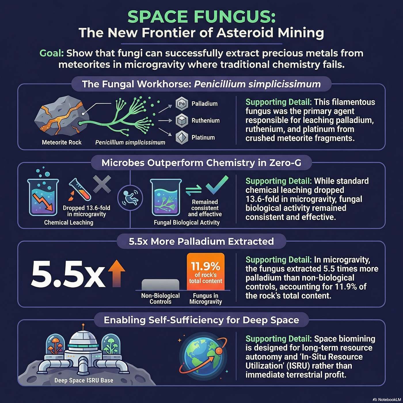 Fungal Biomining in Microgravity episode artwork