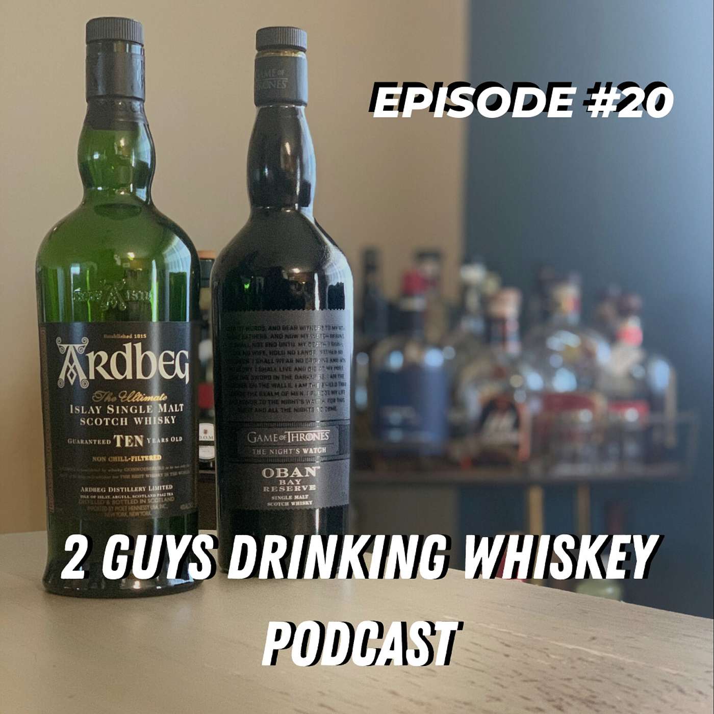 Two Guys Drinking Whiskey
