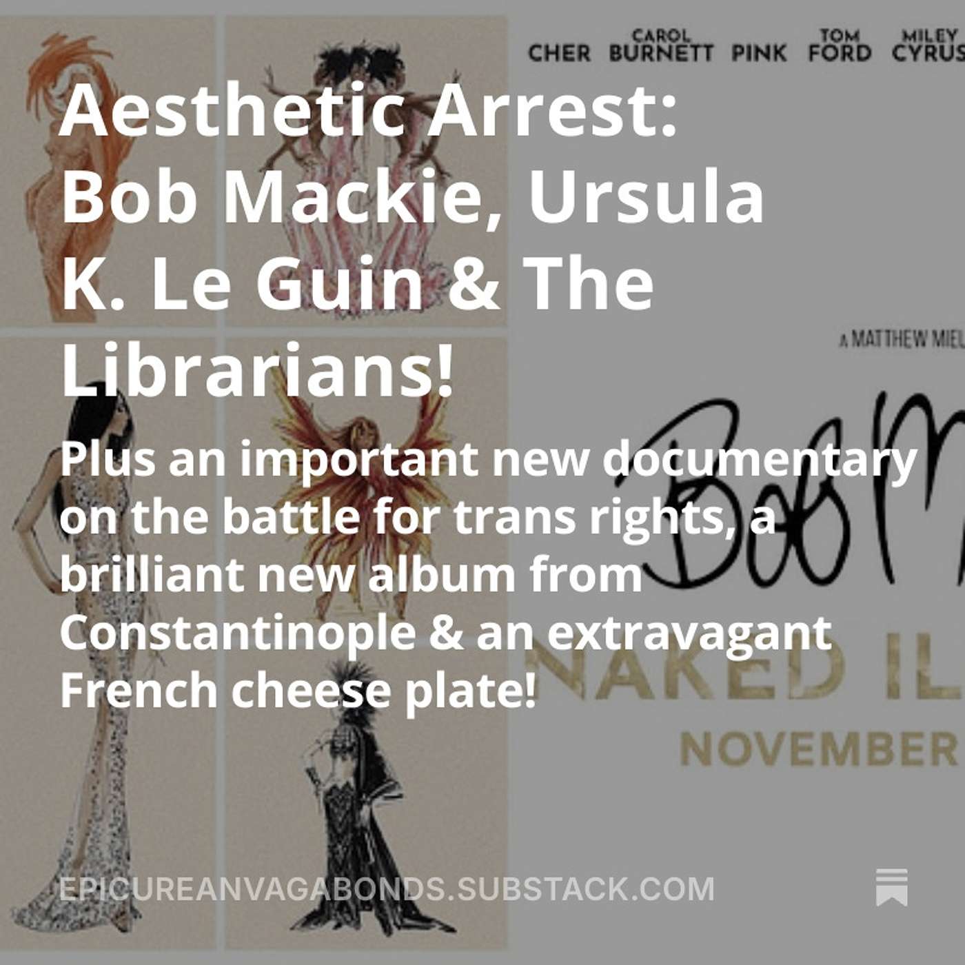 The Epicurean Vagabonds present Aesthetic Arrest