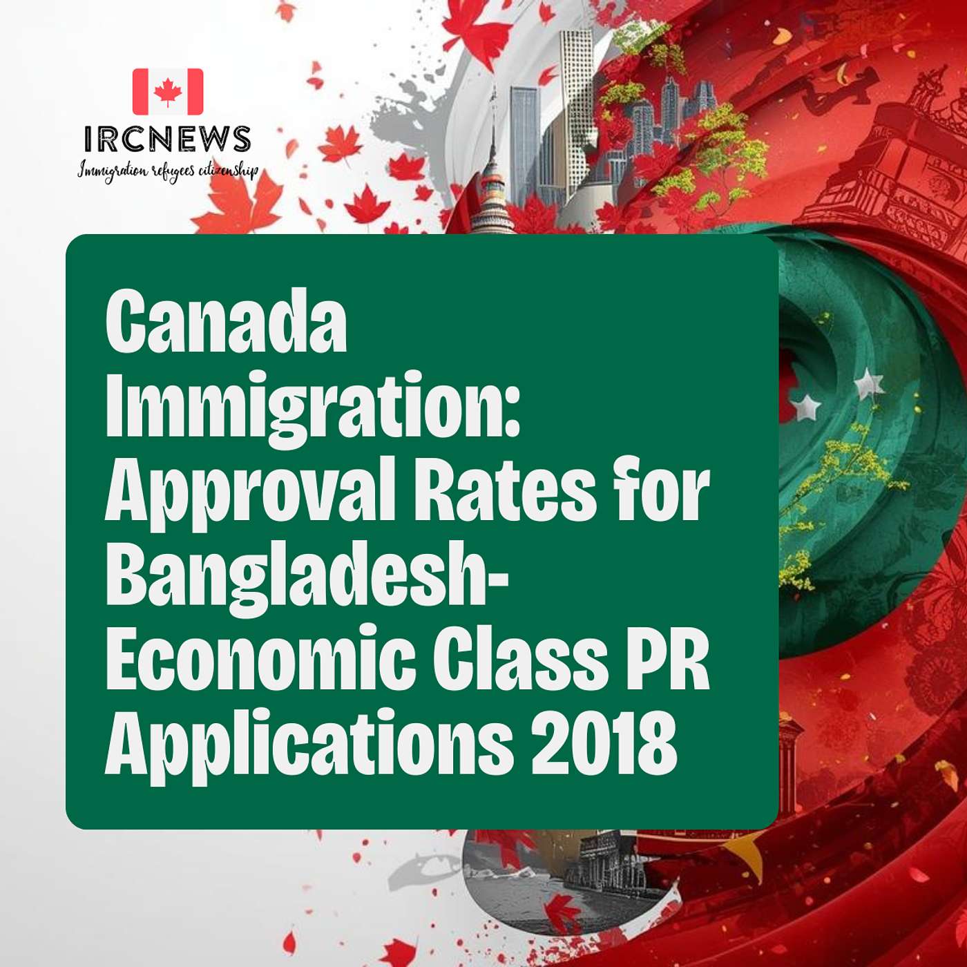 Canada Immigration Economic Class PR Applications 2018 for Bangladesh — Approval Rates