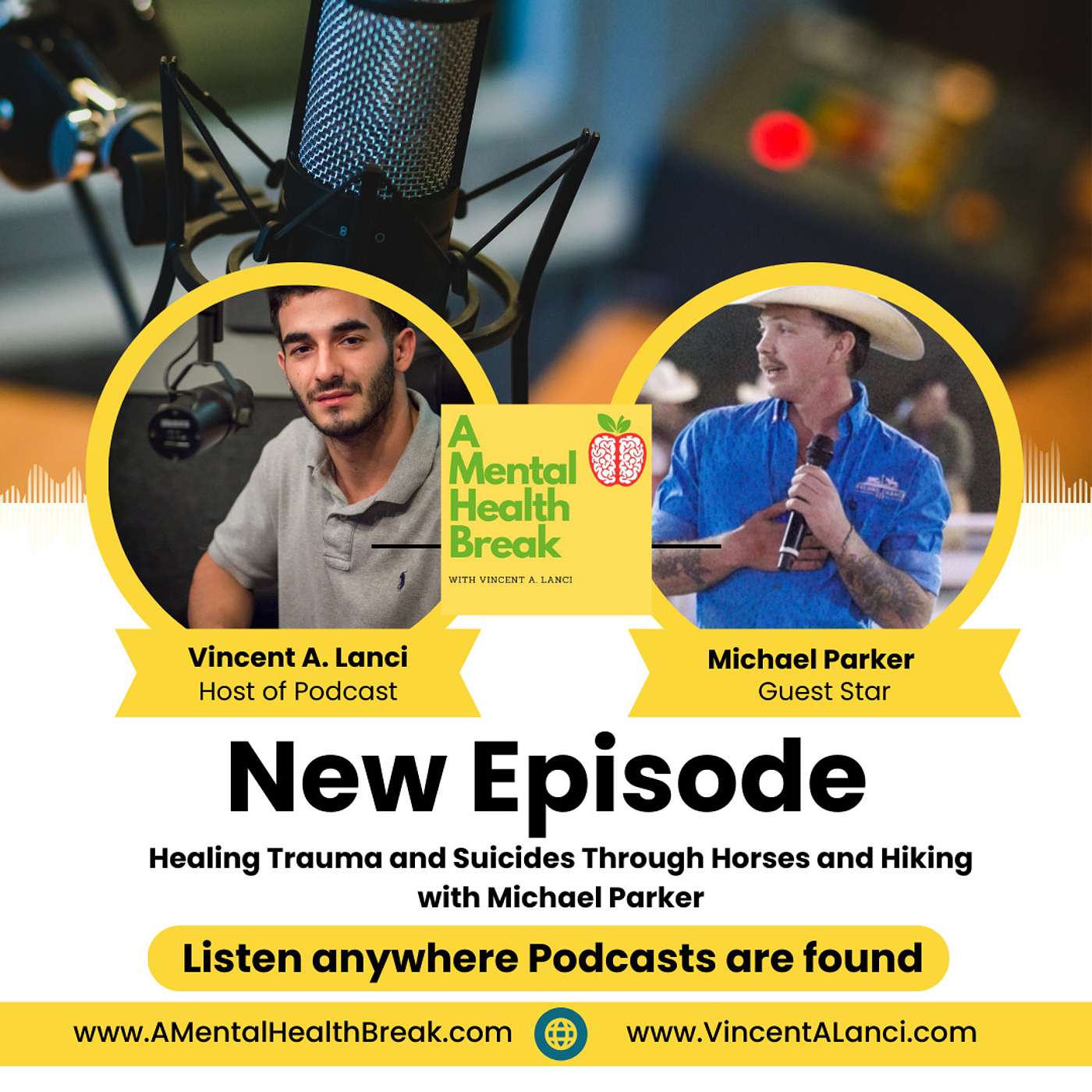 Healing Trauma and Suicides Through Horses and Hiking with Michael Parker episode artwork