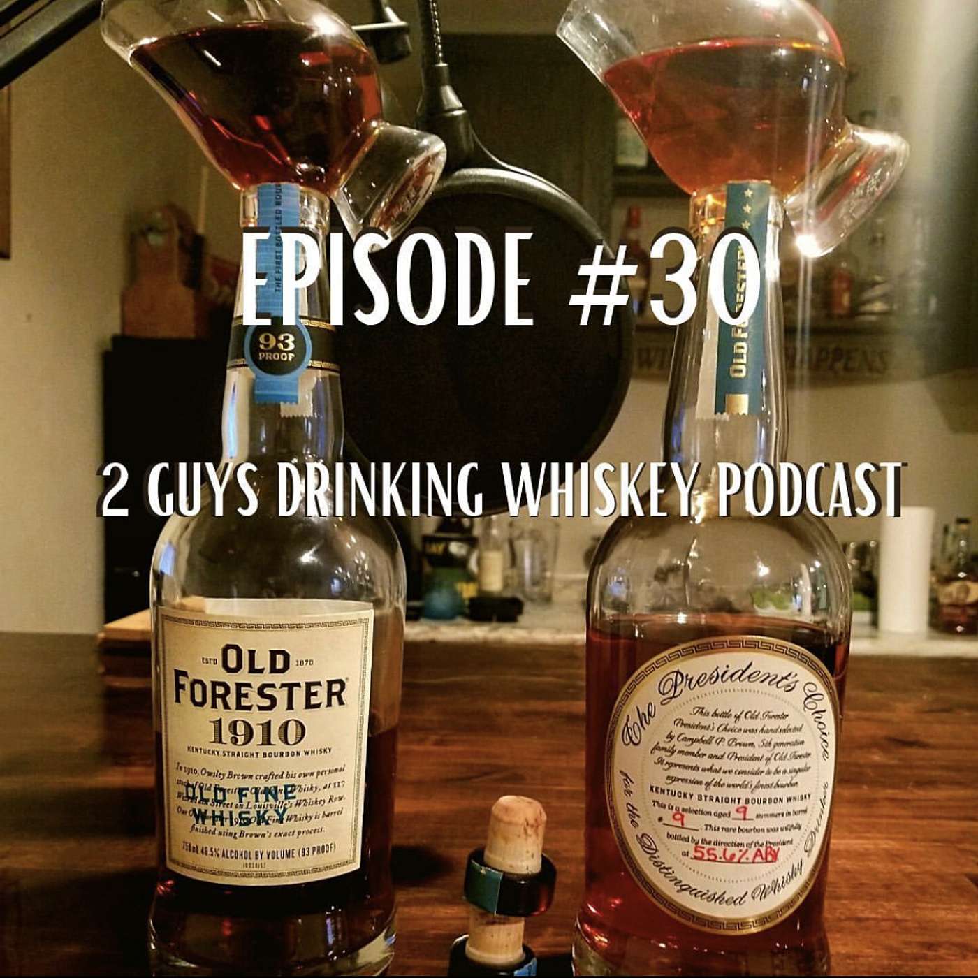 Two Guys Drinking Whiskey