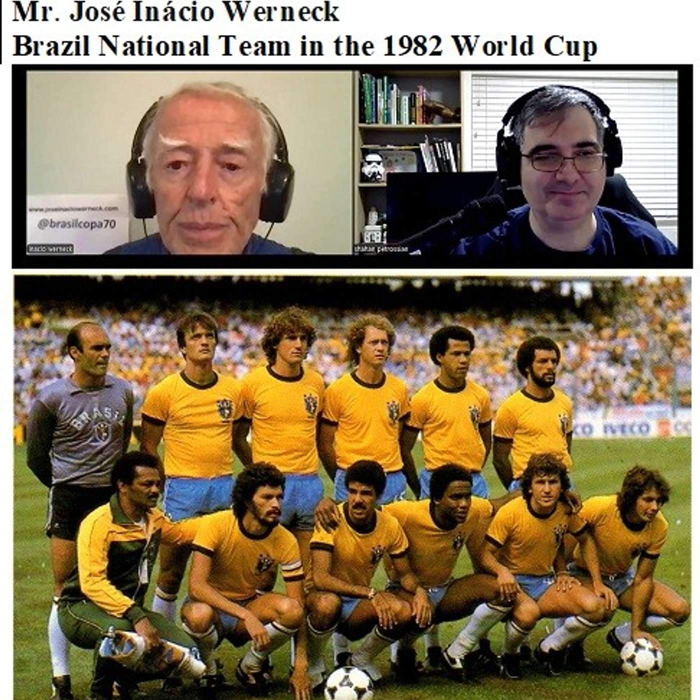 Soccernostalgia Talk Podcast-Episode 226 (Interview with Brazilian Journalist José Inácio Werneck, Brazil National Team 1982 World Cup)