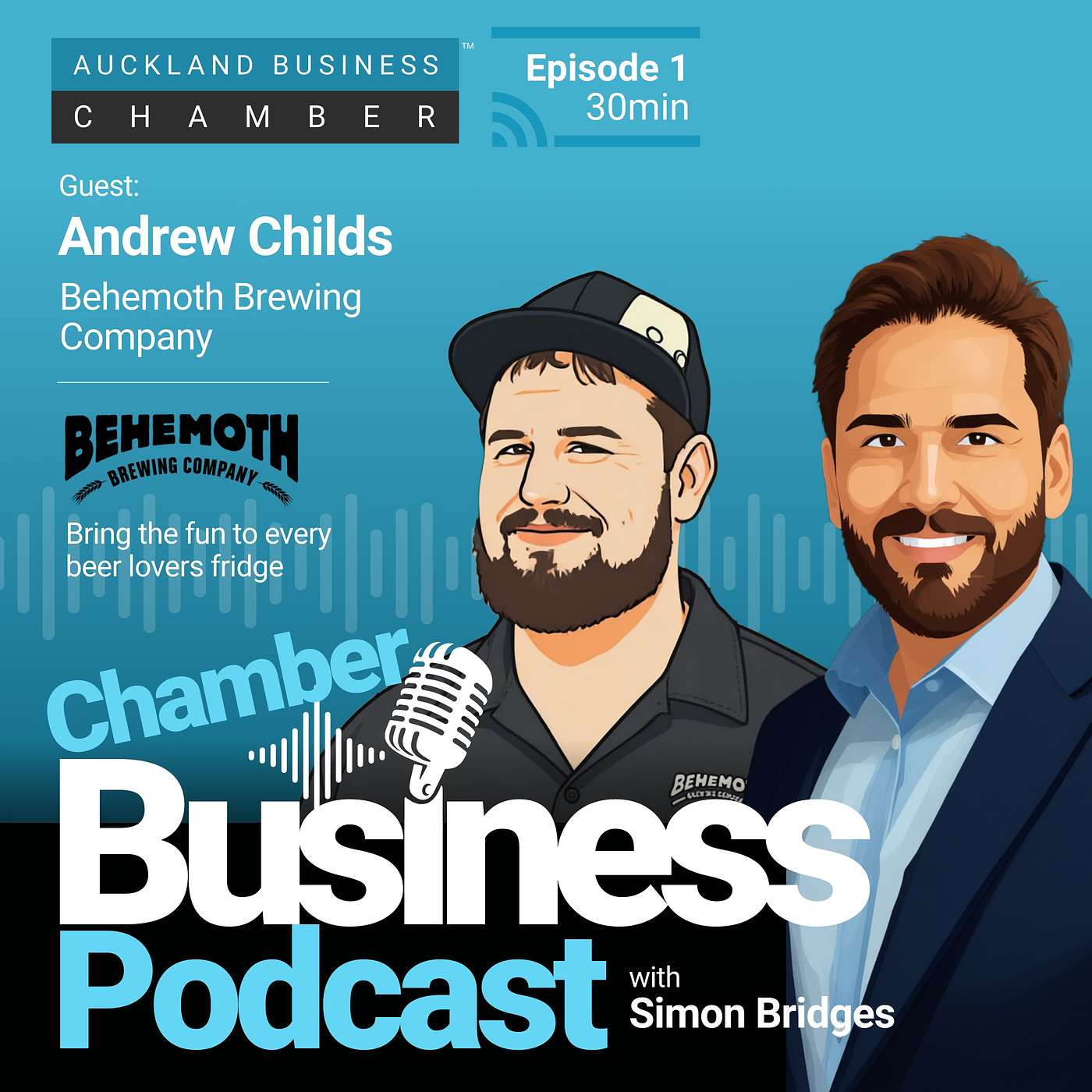 Lawyer turned brewer - Chamber Business Podcast with Andrew Childs, Behemoth Brewing Company episode artwork
