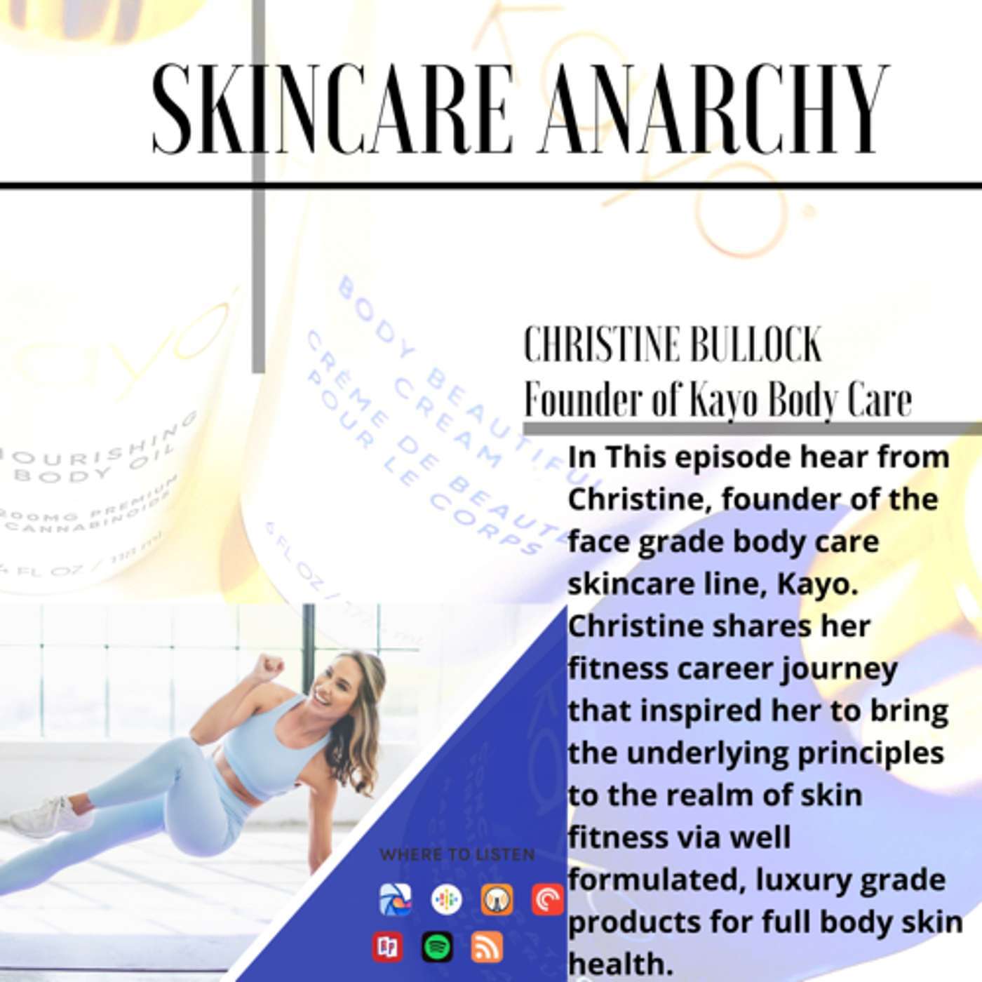 Christine Bullock founder of Kayo Body Care