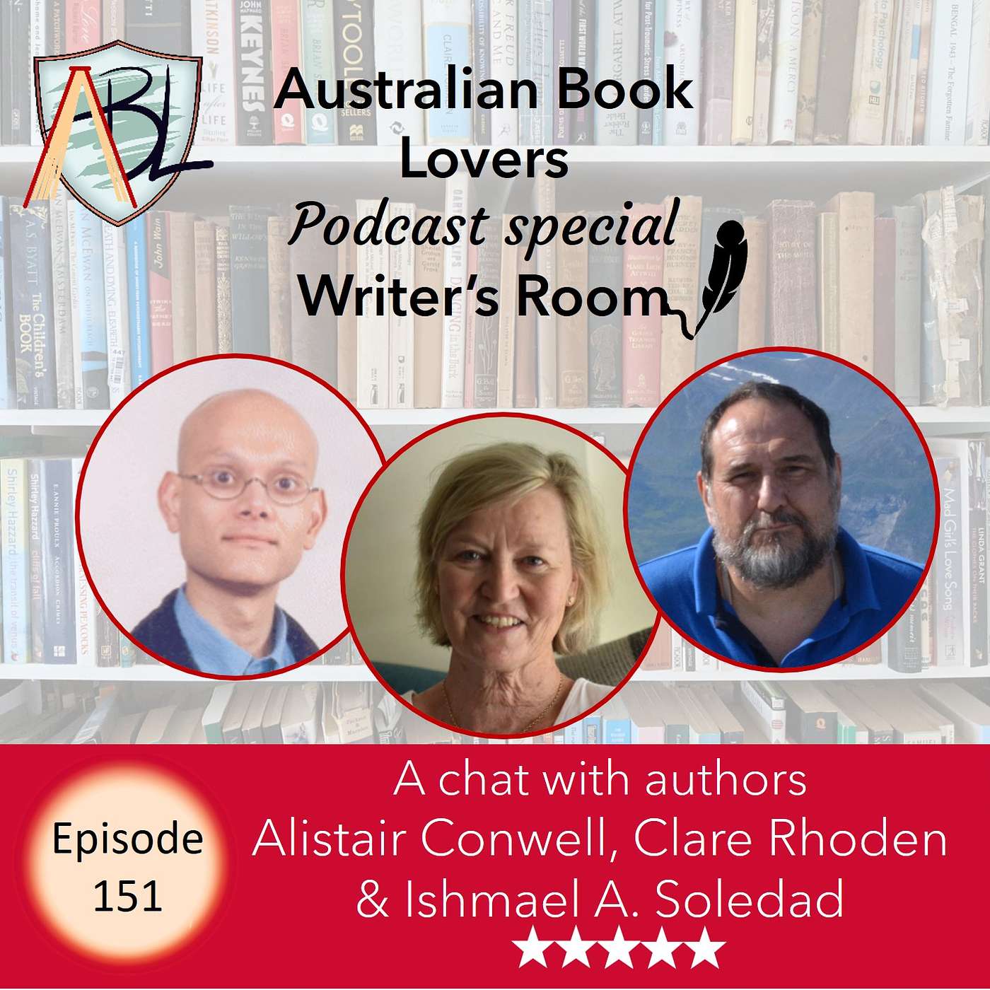 Writer's Room with Alistair Conwell, Clare Rhoden & Ishmael A. Soledad