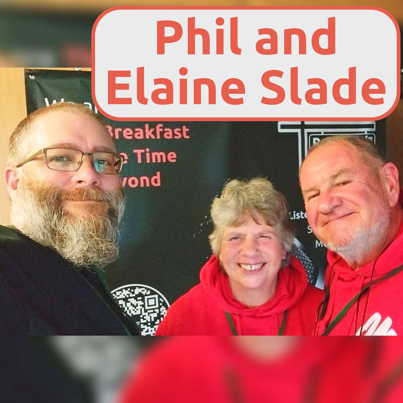 Andy B chats with Phil and Elaine Slade at TEACH Camp