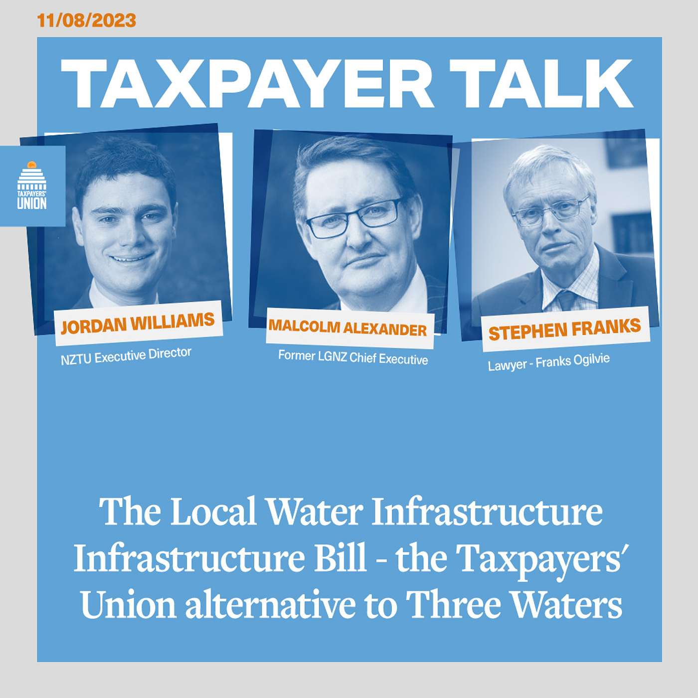 The Local Water Infrastructure Infrastructure Bill - the Taxpayers' Union alternative to Three Waters