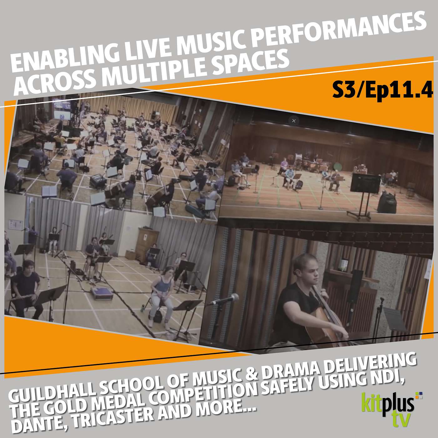 Enabling live music performances acros multiple spaces using NDI & Dante