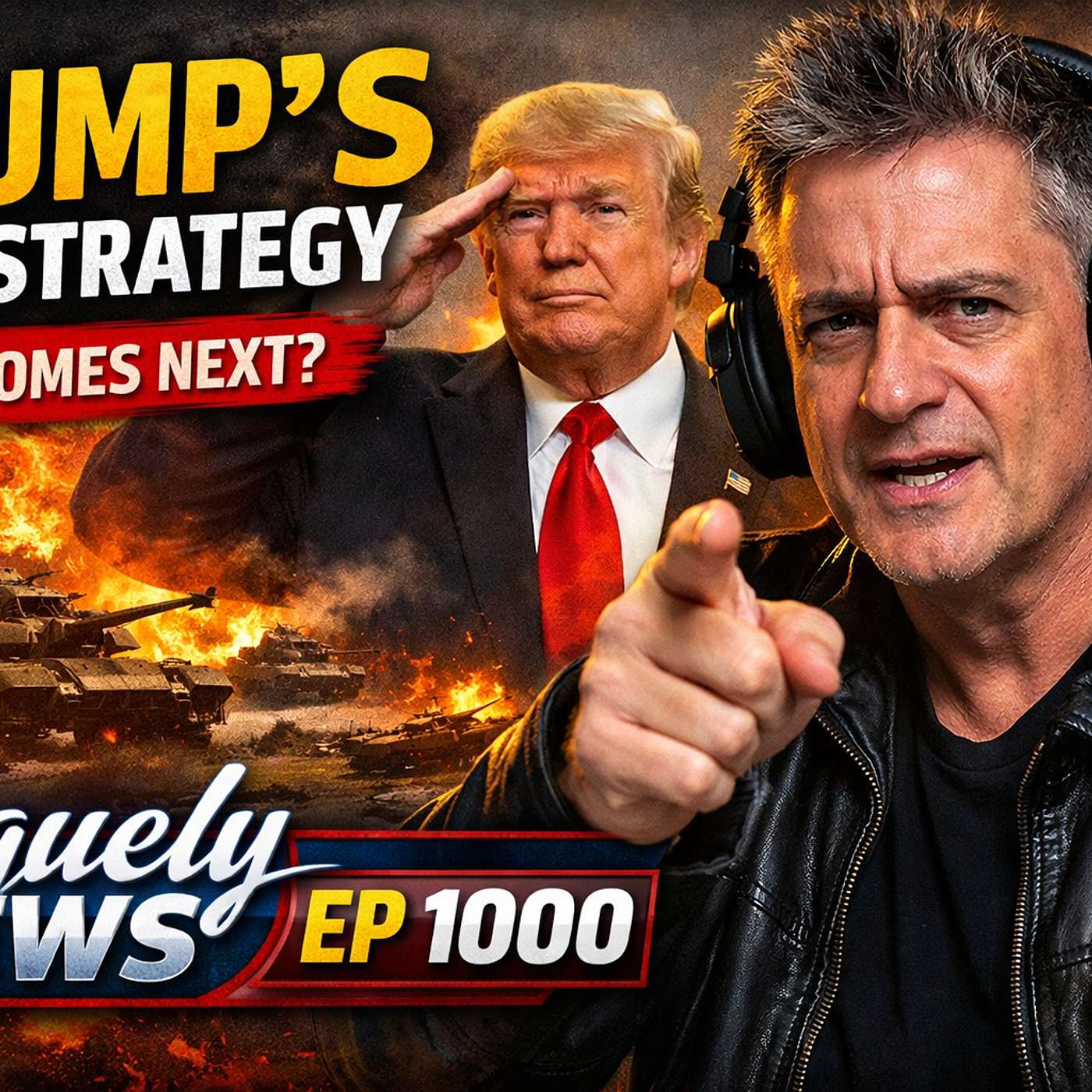 Rob Vega on Trump's War Strategy and What Comes Next | Vaguely News EP 1000 episode artwork