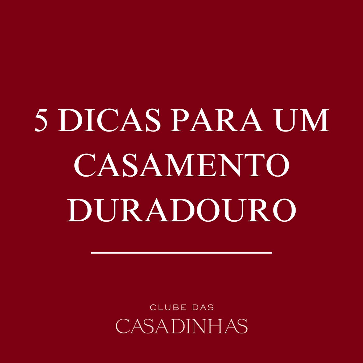 5 Dicas para um Casamento Duradouro episode artwork
