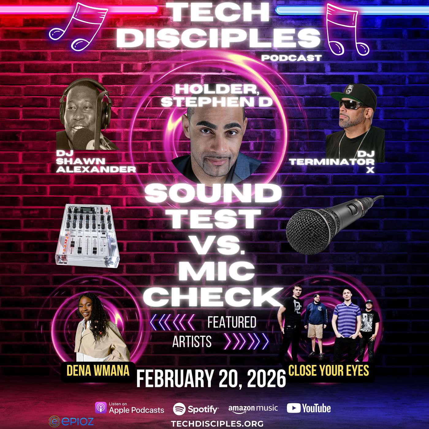 ePIOZ Presents: Tech Disciples | S2E1 – Sound Test vs. Mic Check