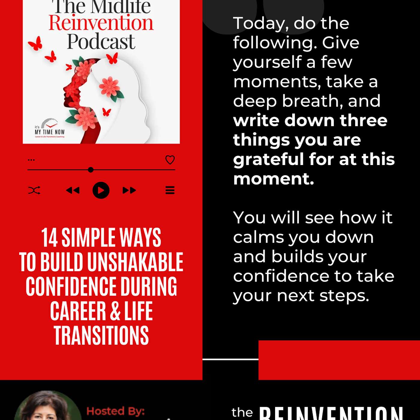 #177: 14 Simple Ways to Build Unshakable Confidence During Career & Life Transitions