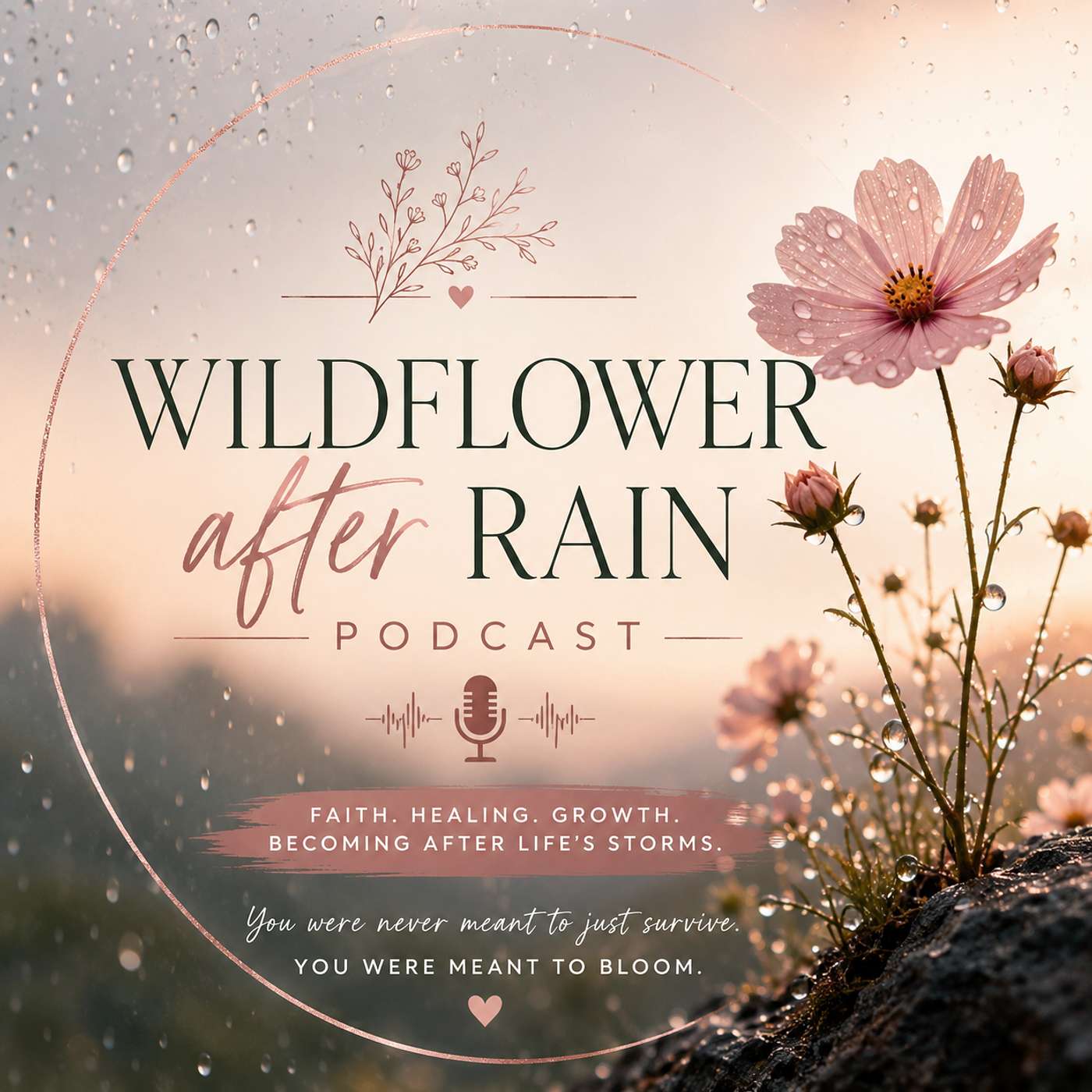 Wildflower After Rain