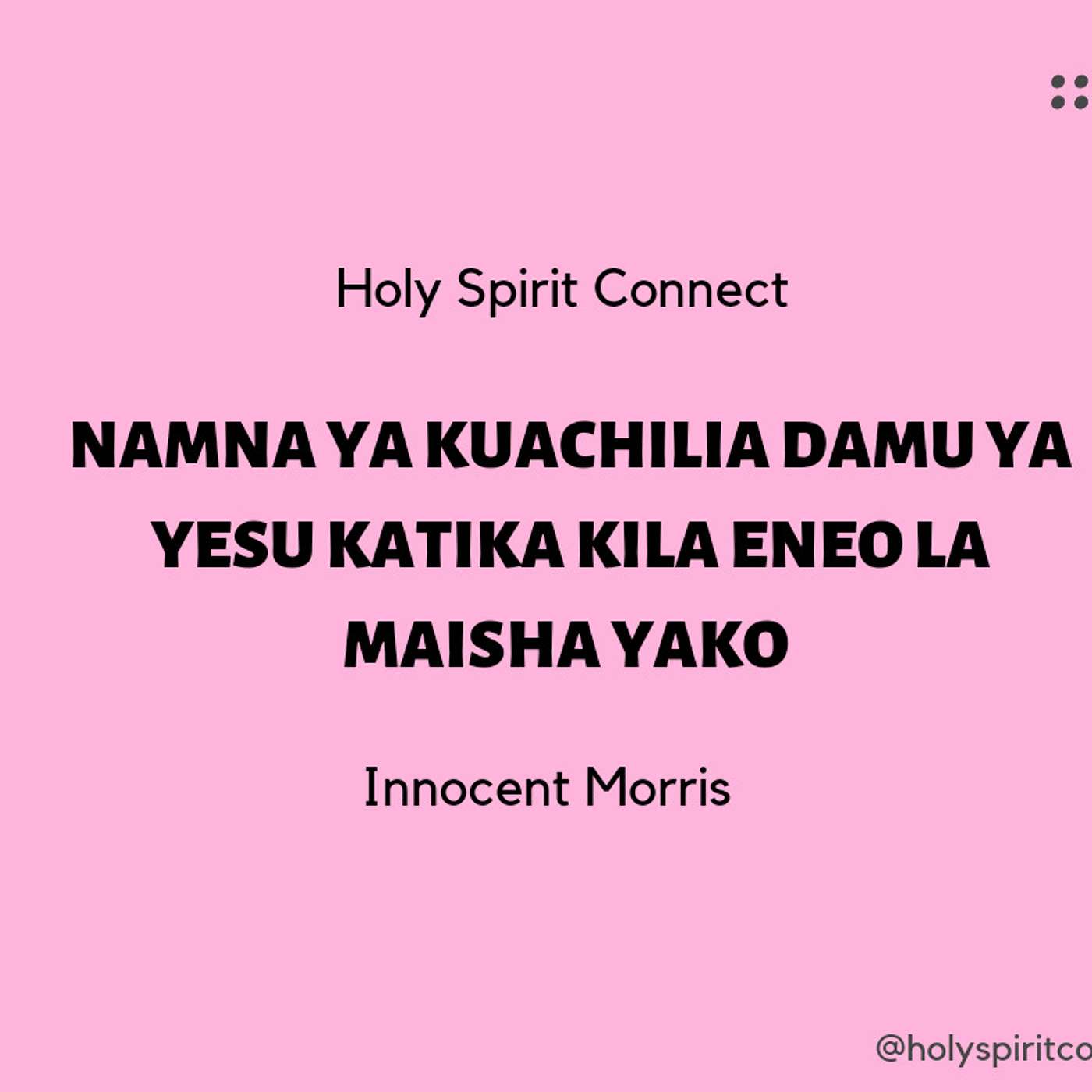NAMNA YA KUACHILIA DAMU YA YESU KATIKA KILA ENEO LA MAISHA YAKO by Innocent Morris episode artwork