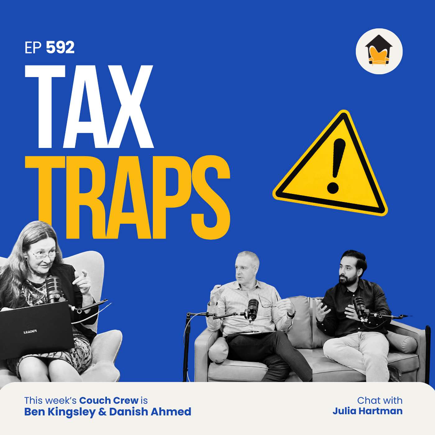 592 | Property Tax Traps: Deposits, Holiday Homes, Buyers Agents & AI Advice - Chat with Julia Hartman & Danish Ahmed
