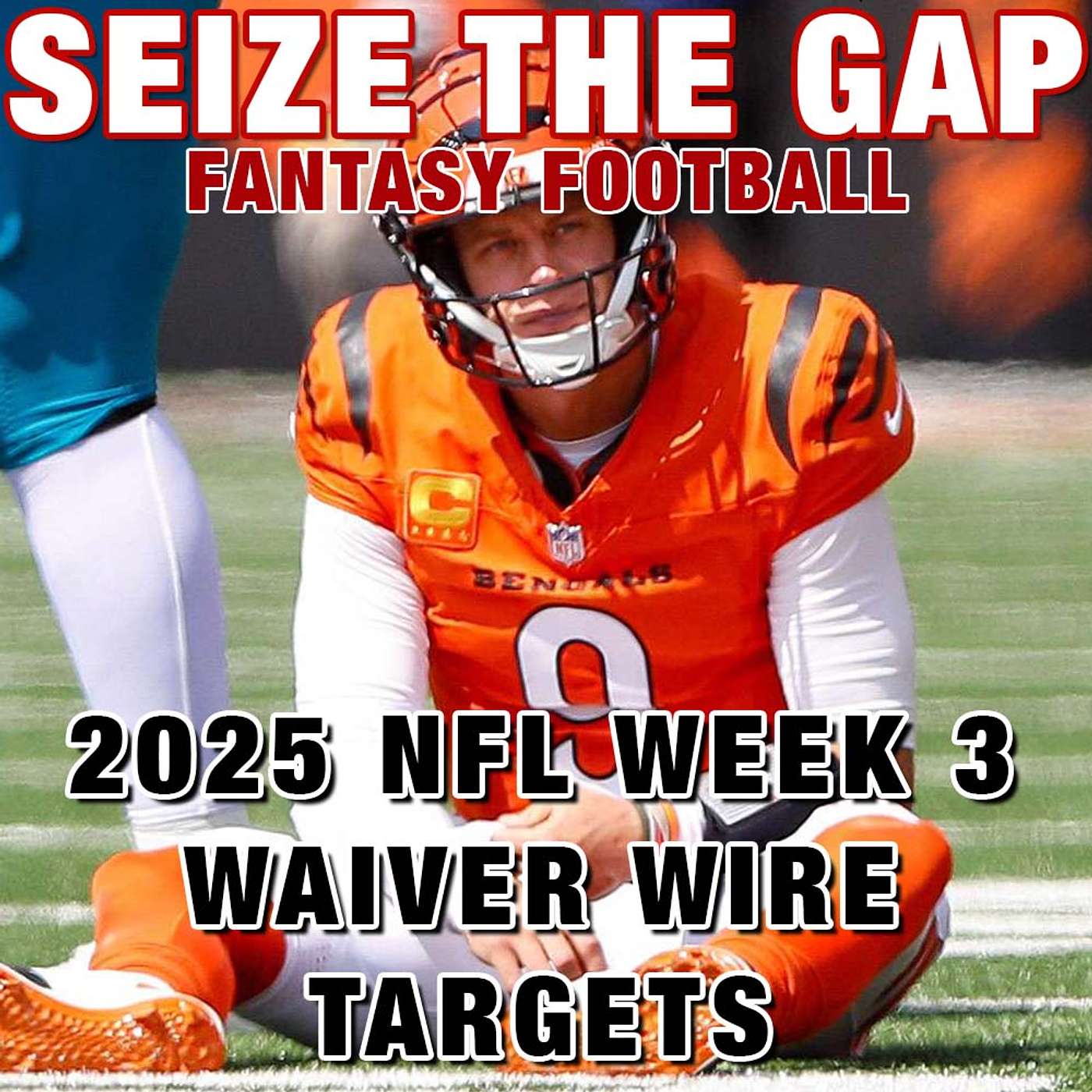 2025 NFL Fantasy Football - WEEK 3 Waiver Wire Targets and Streaming Options from Seize the Gap FF episode artwork