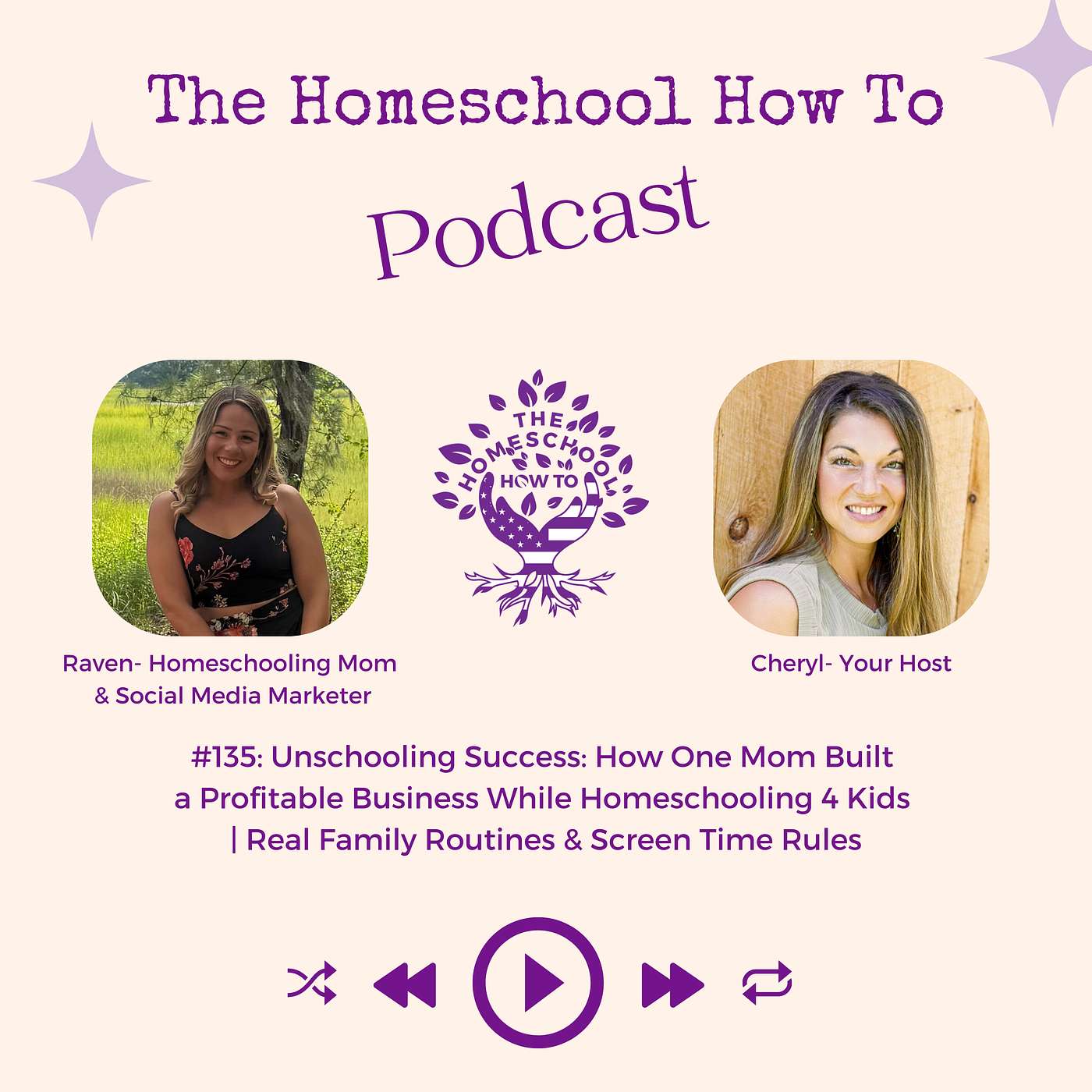 #135: Unschooling Success: How One Mom Built a Profitable Business While Homeschooling 4 Kids | Real Family Routines & Screen Time Rules