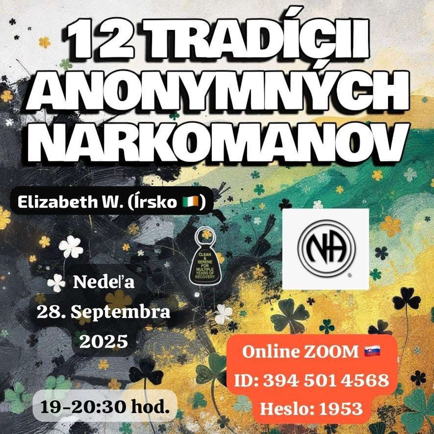 12 Tradícií Anonymných Narkomanov - Elizabeth W. (Írsko) - 28. 9. 2025 episode artwork