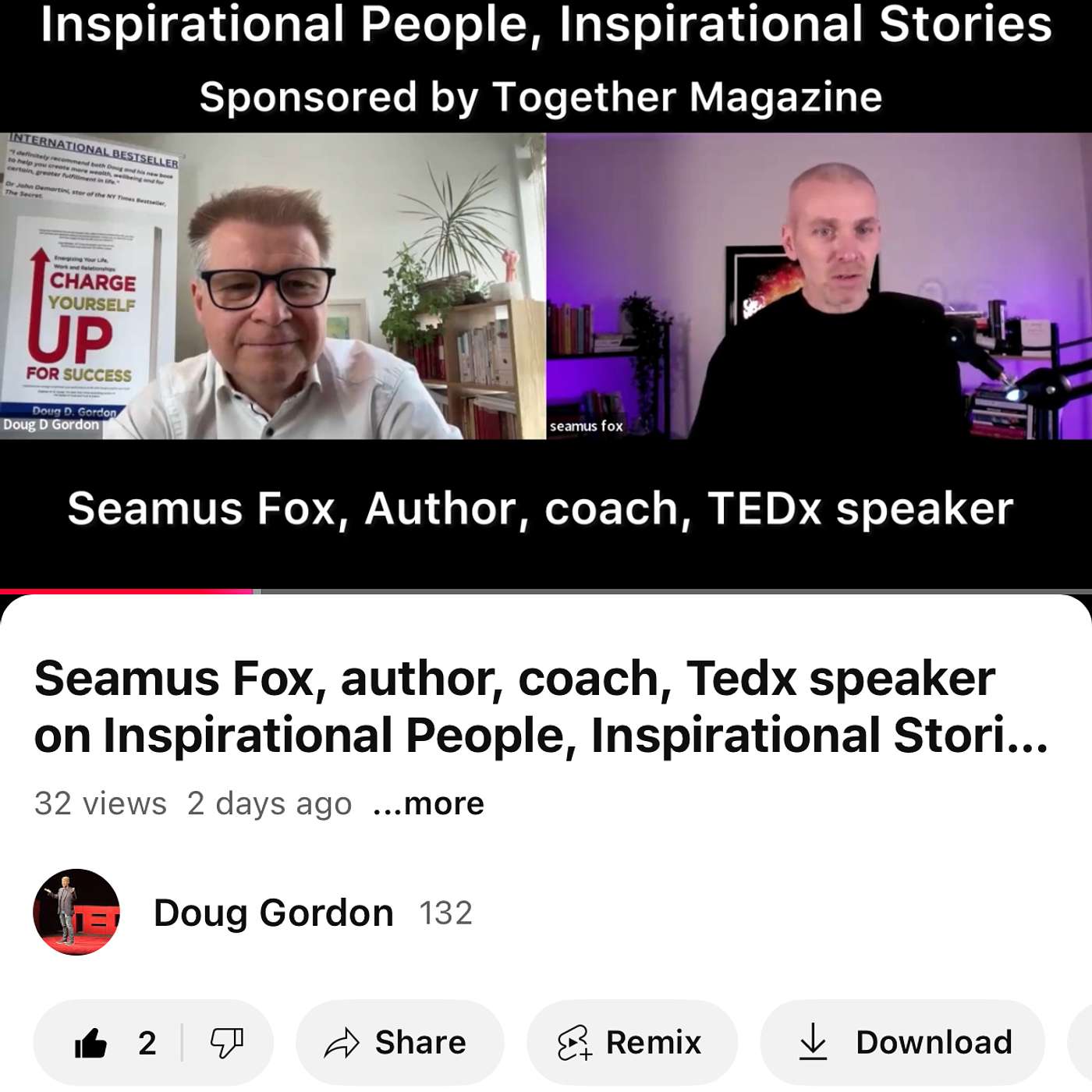 Inspirational People, Inspirational Stories with Doug D Gordon