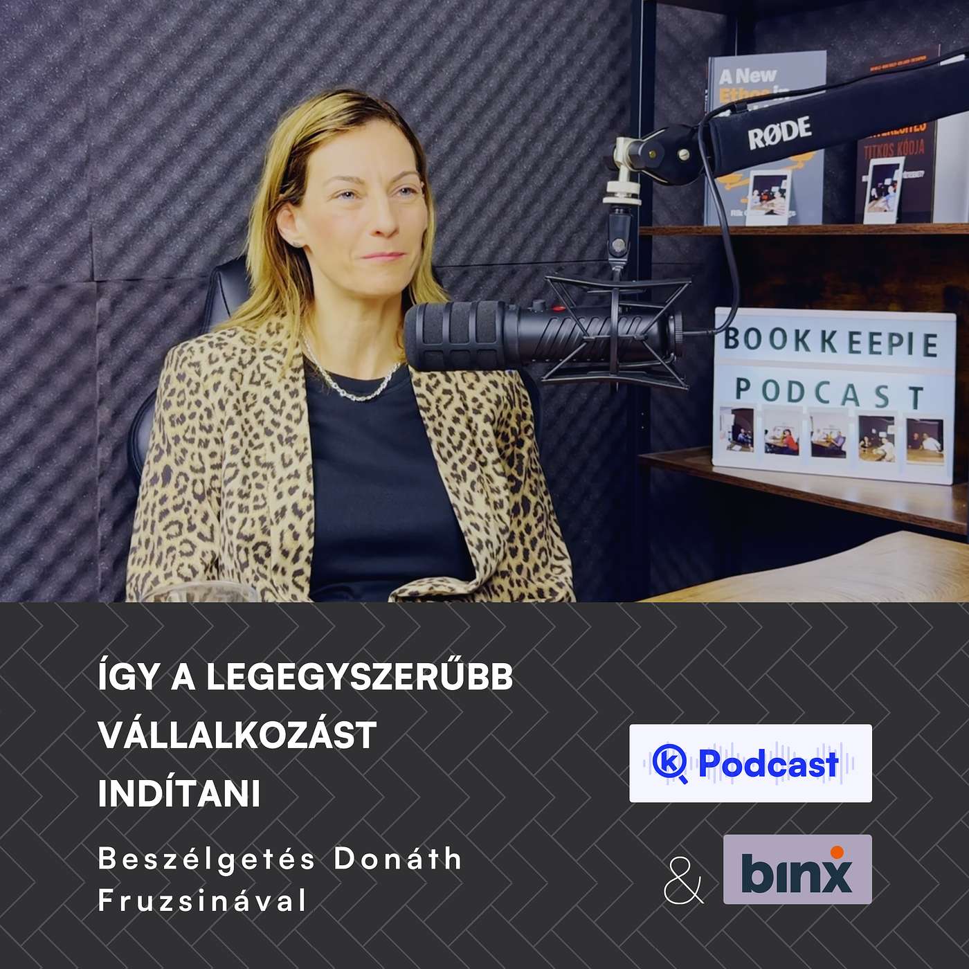 Így a legegyszerűbb vállalkozást indítani - Bookkeepie Podcast & BinX episode artwork