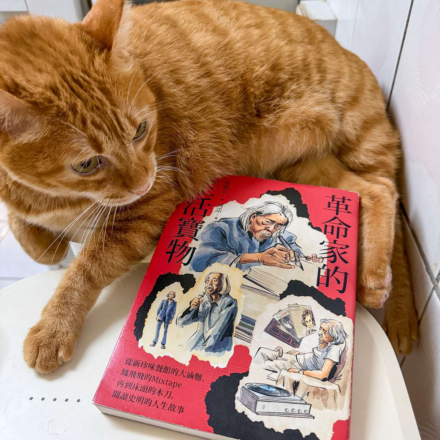 【書中自有黃金鮑EP114】《革命家的生活寶物》：什麼時候輪到我們有資格懷憂喪志了？在桃園機場奮戰的八十八歲史明