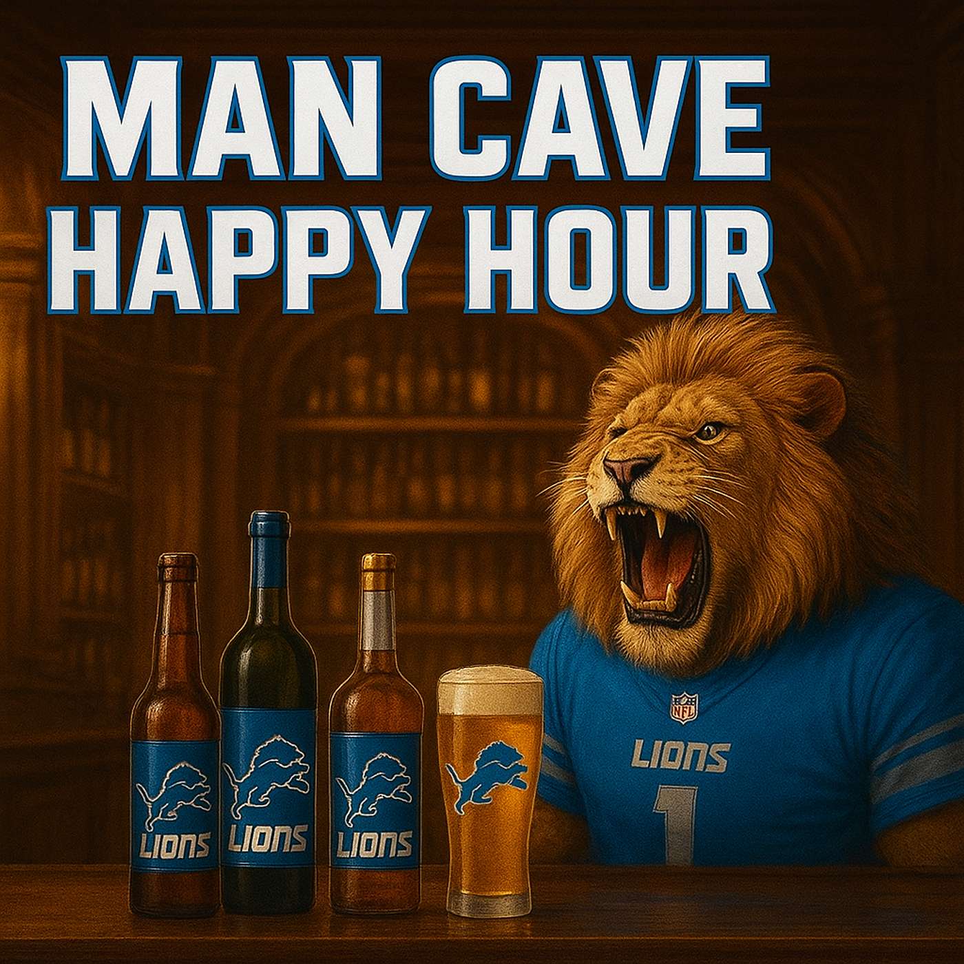Detroit Lions Marketing Madness and a Blue Cocktail Detroit Lions Marketing Madness and a Blue Cocktail