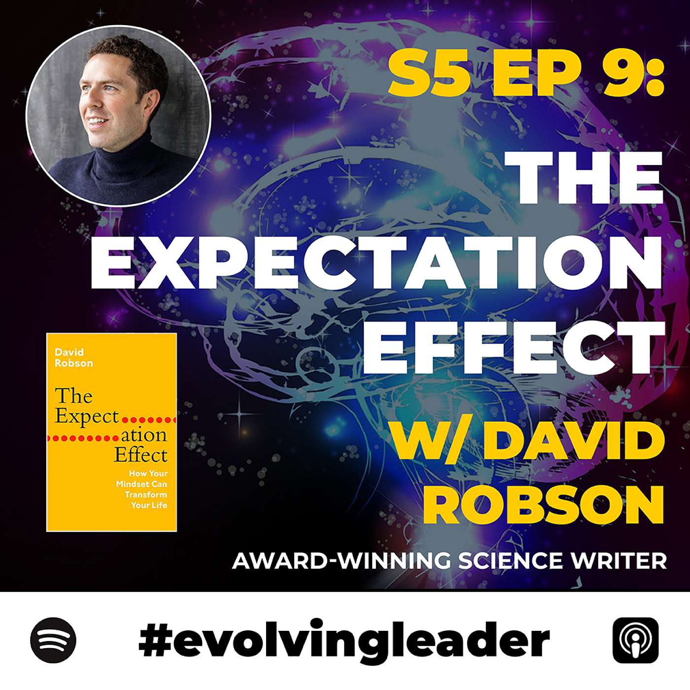 cover of episode The Expectation Effect with David Robson