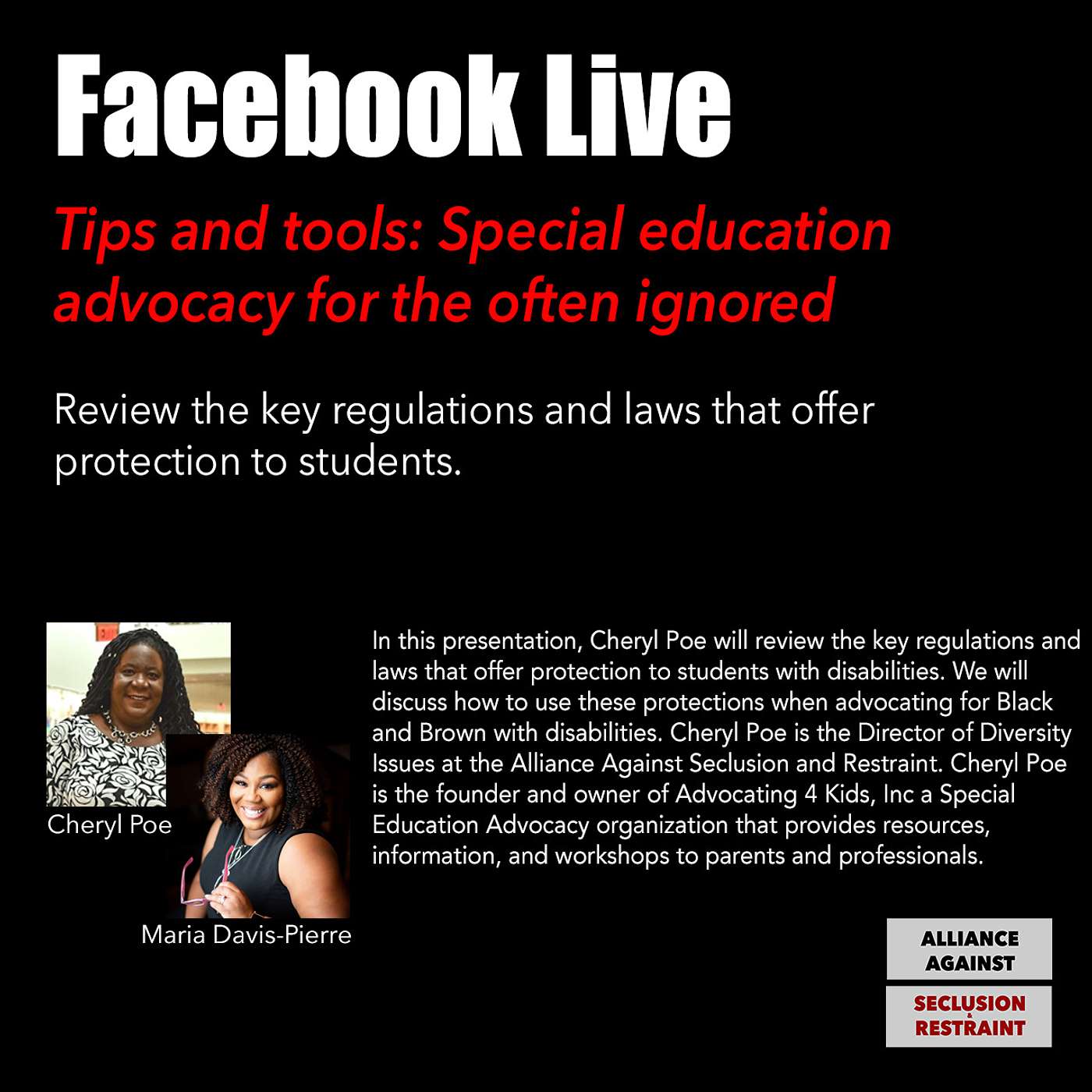 Tips and tools: Special education advocacy for the often ignored