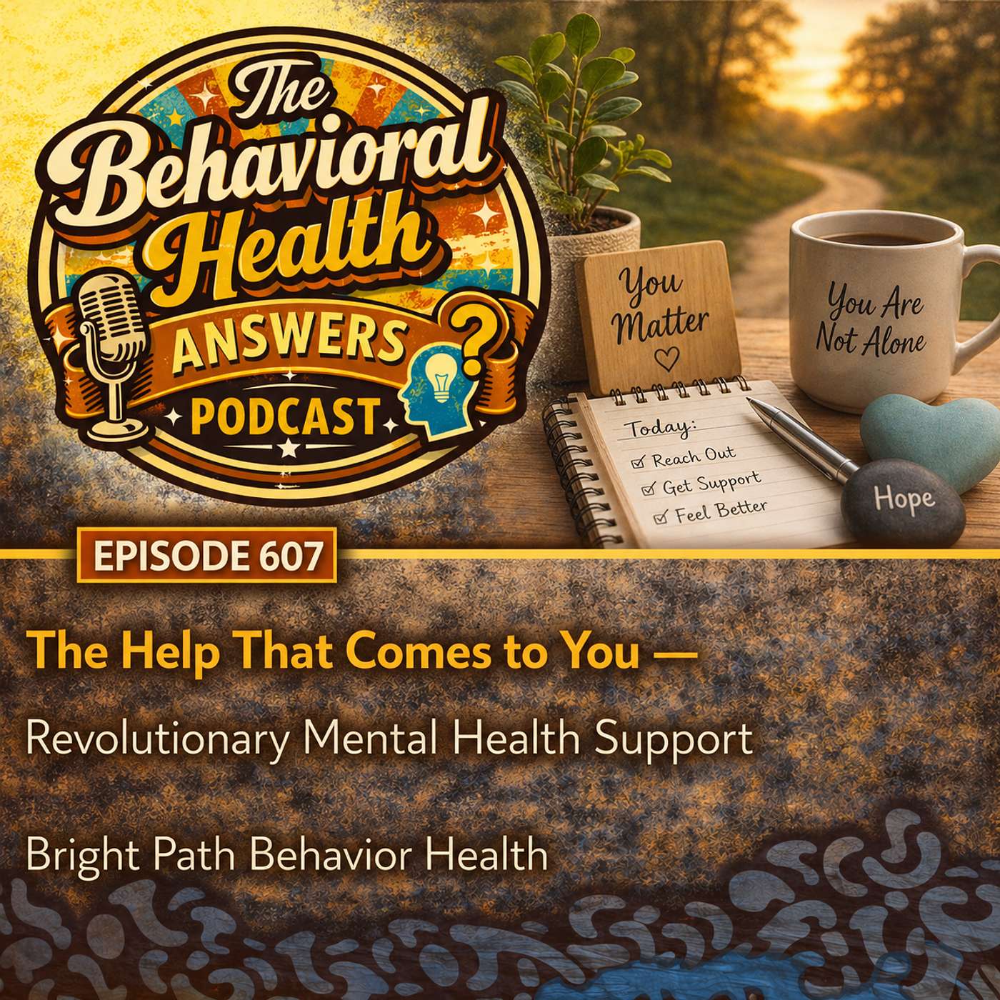 Episode 607: The Help That Comes to You - Revolutionary Mental Health Support | Bright Path Behavior Health episode artwork
