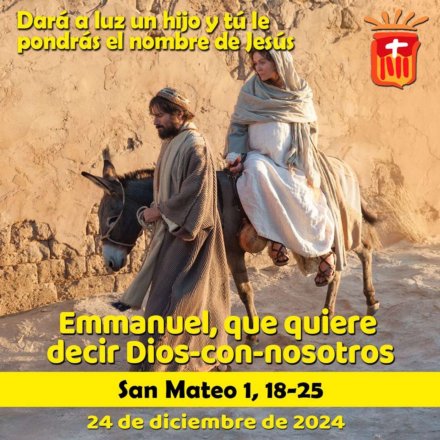 2024-12-24 San Mateo 1, 18-25: Martes IV Adviento