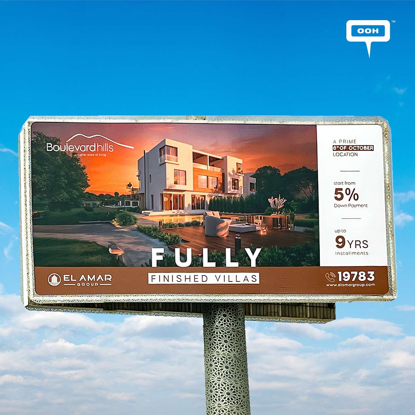 Billboards Spotlight the Beauty of Boulevard Hills’ Fully Furnished Villas