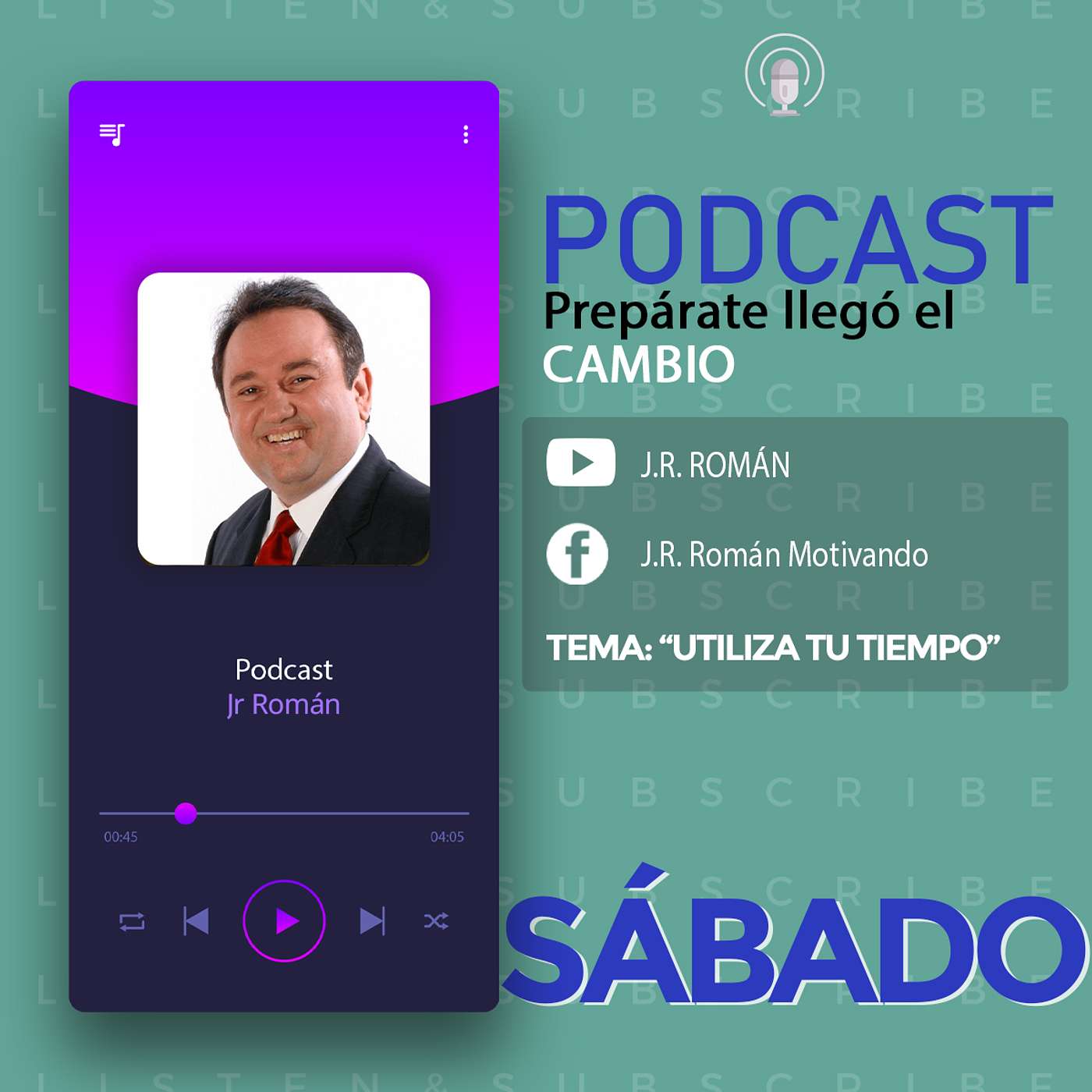 PODCAST: "Prepárate llegó el cambio" UTILIZA TU TIEMPO episode artwork