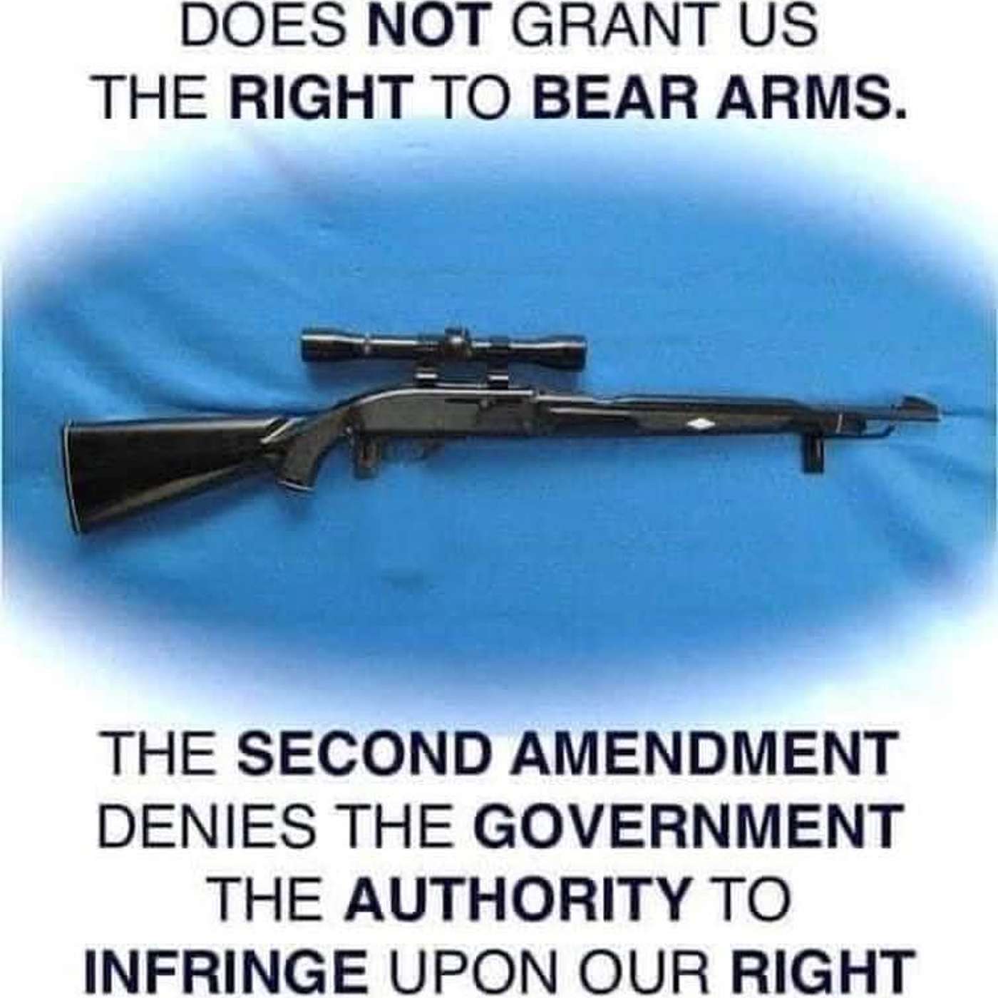 Disarmed, then tyranny!